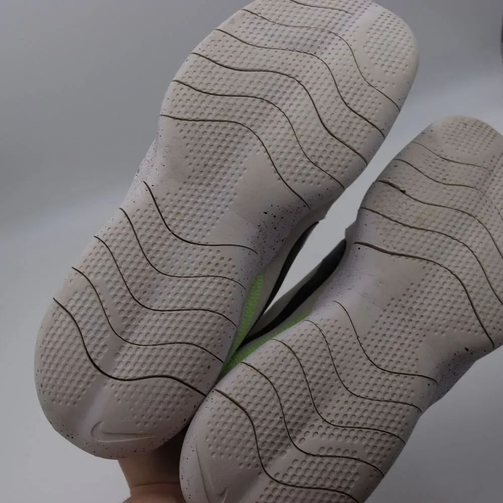 Nike Flex Experience CW5849-100 Women's Sneaker Size 8.5 White/Black/Green